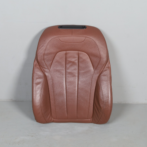 14-18 BMW X5 Left Front Seat Upper Cushion Cover Terra 52107352299 OEM Used