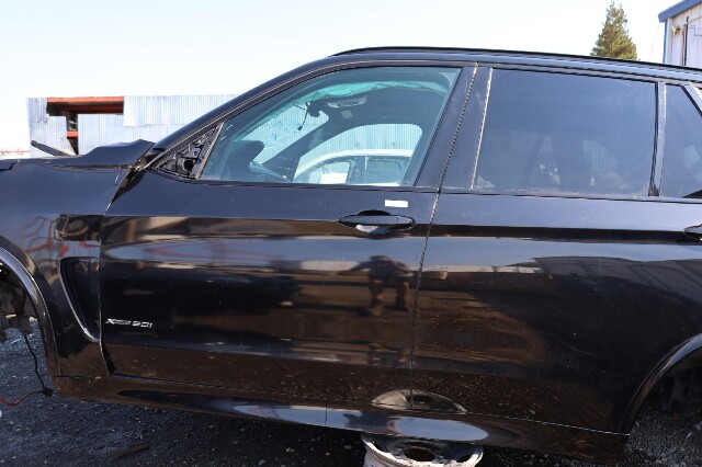 2014-2018 BMW X5 Left Front Door Shell Black-Sapphire 41517386737 OEM Used