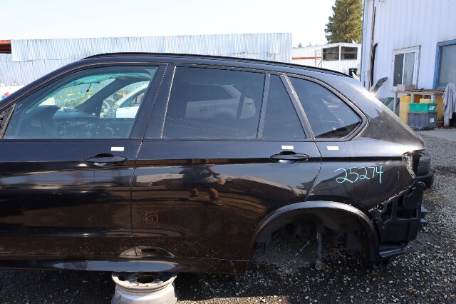 2014-2018 BMW X5 Left Rear Door Shell Black-Sapphire 41517386739 OEM Used
