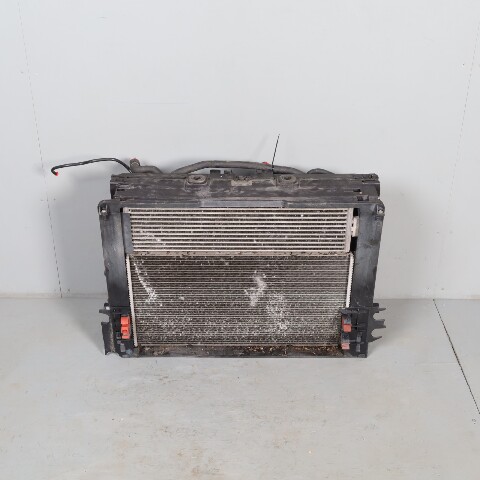 2010-2017 BMW 550i GT 650i Radiator Fan Condenser Pod 17118669004 OEM Used