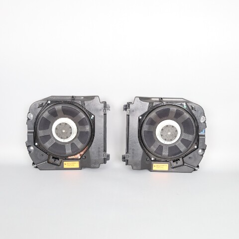 BMW 528i 535i 550i 640i 650i Floor Speaker Subwoofer Pair 65139169687 OEM Used