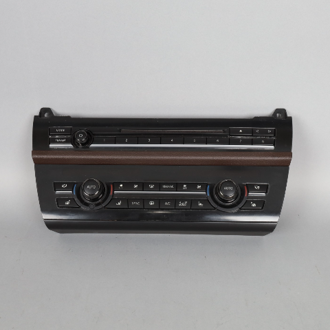 2011-2015 BMW 528i 535i 550i Audio Climate Control Panel 61319328429 OEM Used