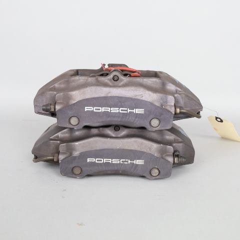 1997-2012 Porsche Boxster Cayman Front Brake Calipers Brembo Set Black OEM Used