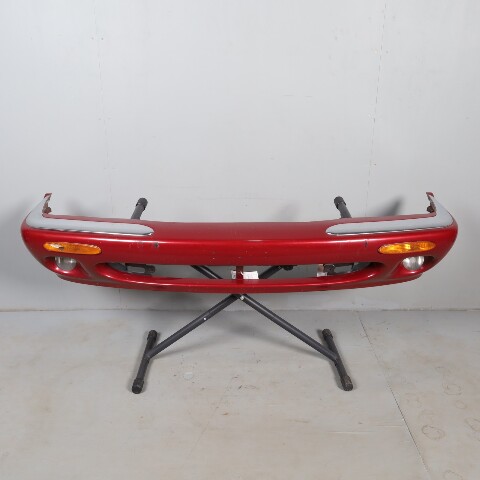1998-2003 Jaguar XJR Front Bumper Carnival Red Metallic HNC6468AEXXX OEM Used