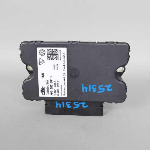 2013 Volkswagen Touareg Parking Brake Module 7P0907801F OEM Used