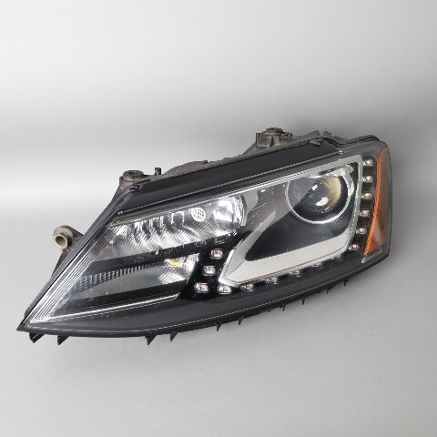 2012-2014 Volkswagen Jetta Left Headlight Xenon Complete 5C7941751D OEM Used