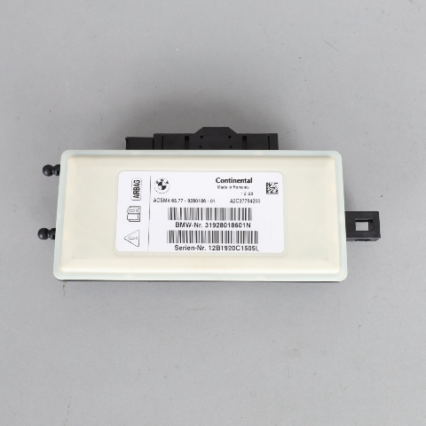 2013 BMW X3 SRS Diagnostic Control Module 65779280186 OEM Used