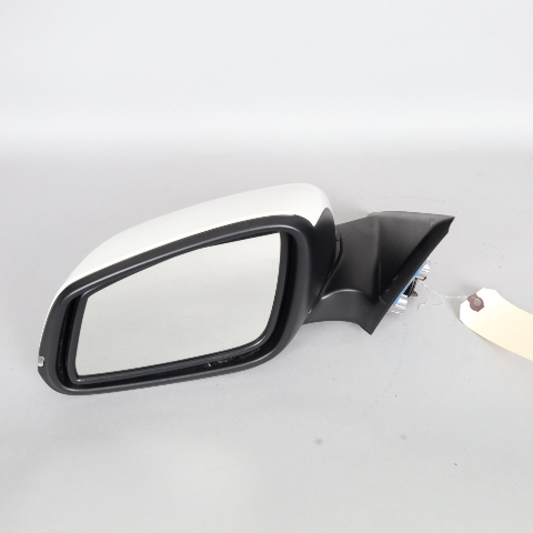 2013-2015 BMW 328i 335i Door Mirror Left Side View White 51167345673 OEM Used