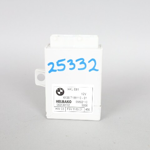 BMW 530i 545i 745i 750i E66 Tailgate Trunk Lid Module 61357188110 OEM Used