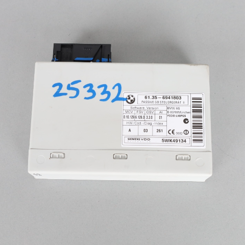 2006-2007 BMW 750i E65 Central Passive GO Access Module 61356941803 OEM Used