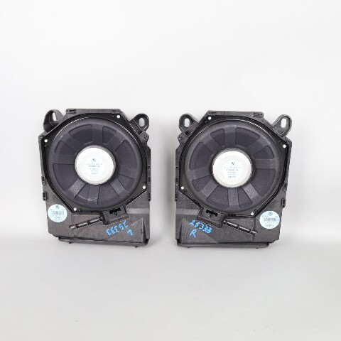2008-2013 BMW 328i 335i M3 X1 Floor Speaker Subwoofer Pair 65139143143 OEM Used
