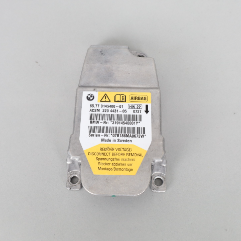 2006-2010 BMW 525i 528i 535i 550i 650i M5 M6 SRS Module 65779145400 OEM Used