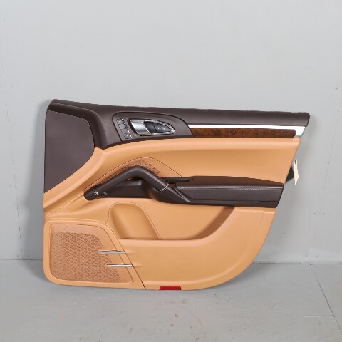 2011-2018 Porsche Cayenne 958 Right Front Door Panel Espresso / Cognac OEM Used