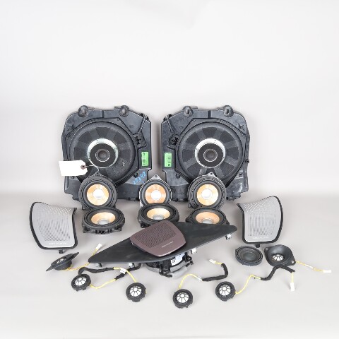 2014-2019 BMW 640i 650i M6 Gran Coupe Speaker Set B&O Subwoofer Tweeter OEM Used
