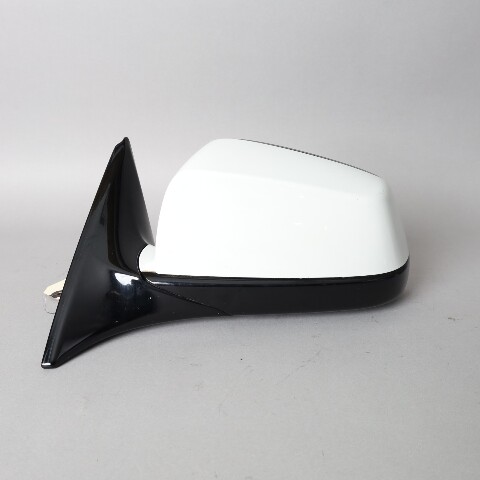 2012-2015 BMW 640i 650i Left Door Mirror Side View White 51167286449 OEM Used