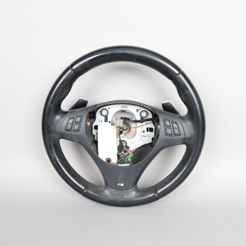 BMW 128 135i 328i 335i X1 E88 E90 Steering Wheel M-Sport Paddle Shift OEM Used