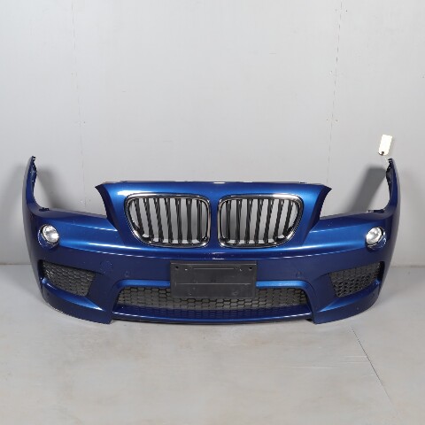 2013-2015 BMW X1 M-Sport Front Bumper Cover Le-Mans Blue 51118039479 OEM Used