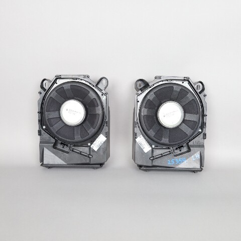 2008-2013 BMW 328i 335i M3 X1 Floor Speaker Subwoofer Pair 65139143143 OEM Used