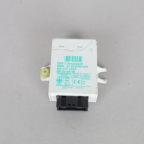 BMW 325i 330i 525i 530i 540i 750i EWS Immobilizer Module 61356905670 OEM Used