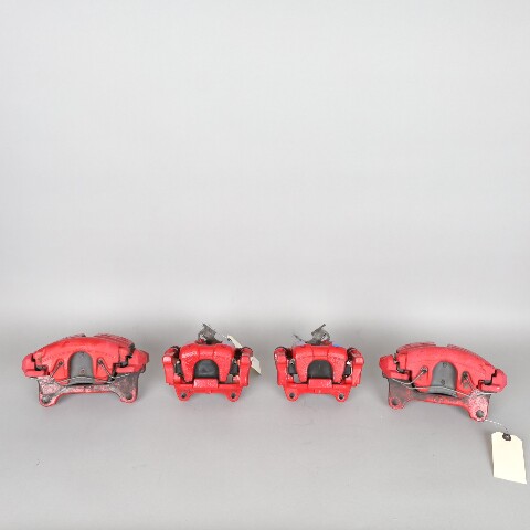 2012-2017 Volkswagen Jetta GLI Red Brake Caliper Set Front Rear OEM Used