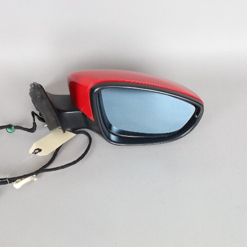 2011-2016 Volkswagen Jetta Sedan Right Door Mirror Tornado Red OEM Used