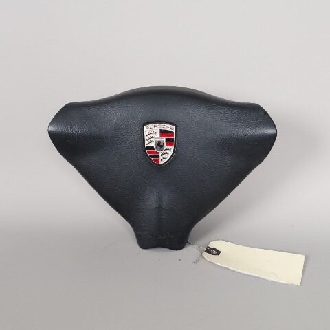 2000-2004 Porsche 911 Boxster 3 Spoke Steering Wheel Airbag Black OEM Used