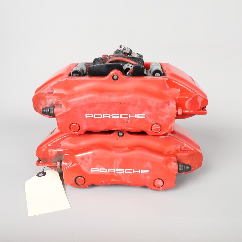 2000-2012 Porsche Boxster Cayman Front Brake Calipers Brembo Pair Red OEM Used