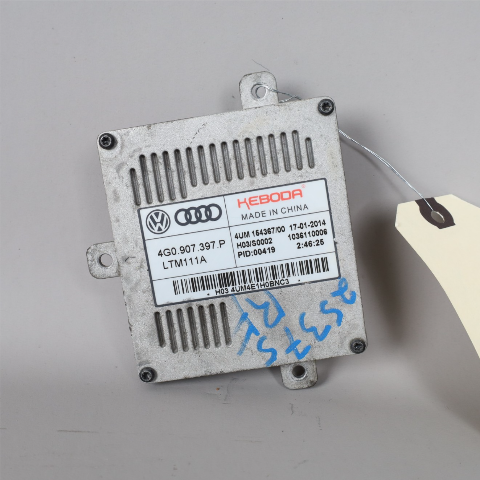 2015 Audi A3 LED Headlight Ballast Control Module 4G0907397P OEM Used