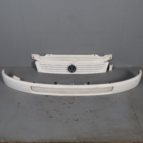 1996-2003 Volkswagen Eurovan Upper and Lower Grille Set White 7D0853654 OEM Used