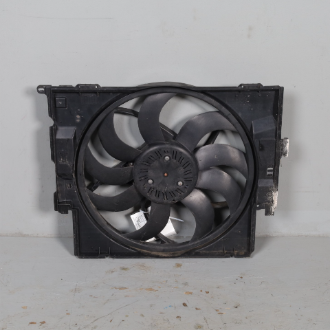 BMW 328i 335i 428i 435i Radiator Cooling Fan With Shroud 17428641964 OEM Used