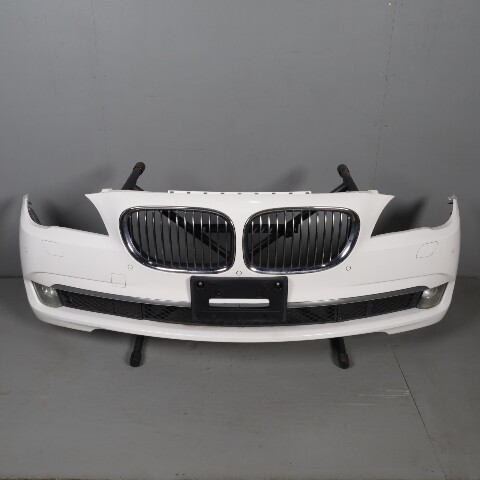 09-12 BMW 740i 750Li 760i Front Bumper Cover Alpine White 51117251634 OEM Used