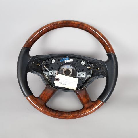 2007-2010 Mercedes CL550 CL600 Wood Steering Wheel 2218201611 OEM Used