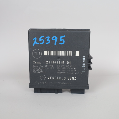 2007-2008 Mercedes CL550 CL600 Trunk Release Module OEM Used