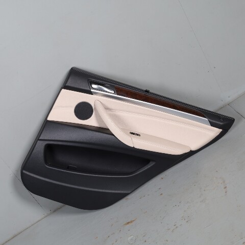 2010-2013 BMW X5 Right Rear Door Panel Nevada Black Oyster 51427256436 OEM Used