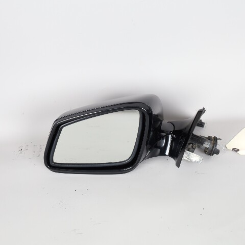 2009-2012 BMW 740i 750i Left Door Mirror Black 51167282161 OEM Used