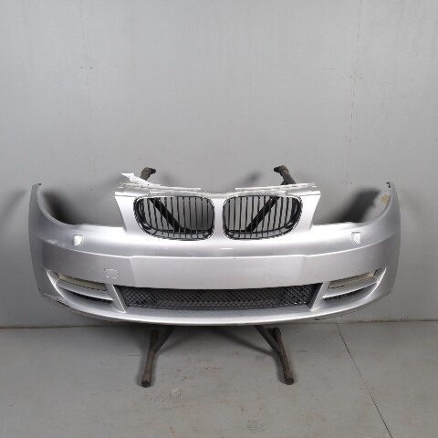 2008-2011 BMW 128i Front Bumper Cover With Grilles Titan Silver OEM Used