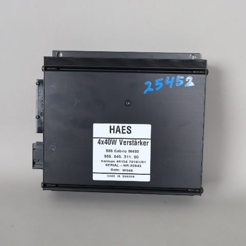1999-2000 Porsche Boxster 986 Amplifier Amp HAES 98664531100 OEM Used