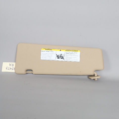 2007-2013 BMW X5 E70 Right Sun Visor Beige 51167278578 OEM Used