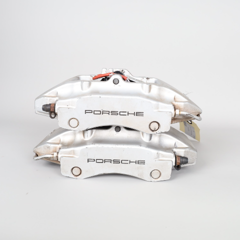 1999-2004 Porsche 911 996 C4 Rear Brake Calipers Brembo Set Pair Silver OEM Used