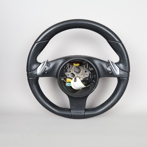 2011-2014 Porsche Cayenne Panamera Steering Wheel Black OEM Used