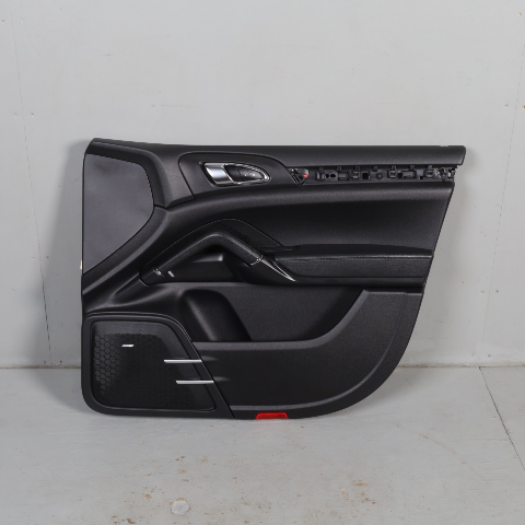 2011-2018 Porsche Cayenne 958 Right Front Door Panel Leatherette Black OEM Used