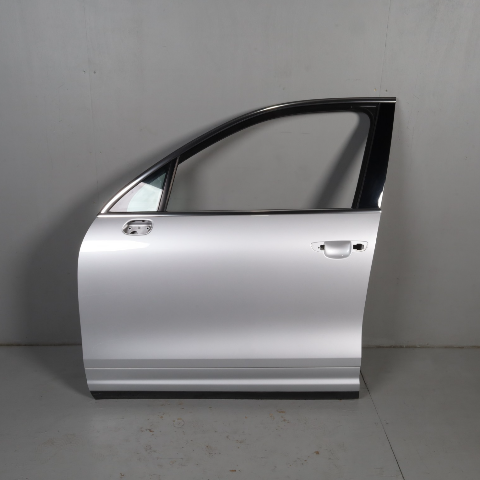 2011-2018 Porsche Cayenne 958 Left Front Door Silver Metallic OEM Used