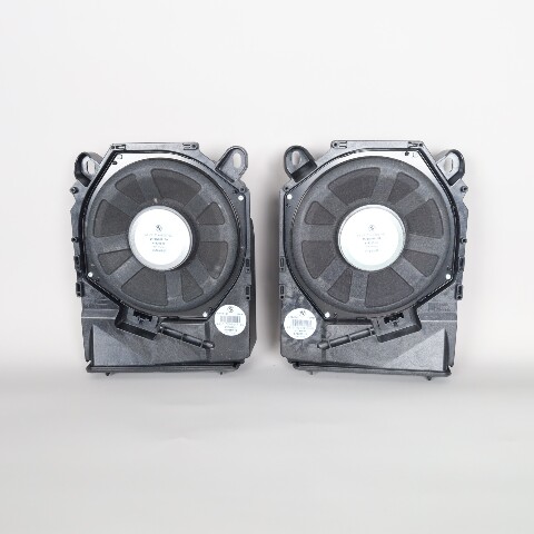2008-2013 BMW 328i 335i M3 X1 Floor Speaker Subwoofer Set Pair 65139143143 OEM