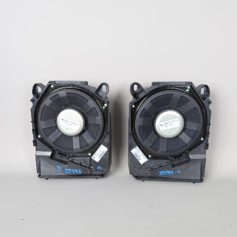 2008-2013 BMW 328i 335i M3 X1 Floor Speaker Subwoofer Pair 65139143143 OEM Used