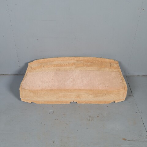 05-12 Porsche 911 997 Coupe Rear Seat Shelf Carpet Liner Beige OEM 99655103107