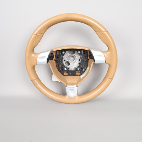 2006-2009 Porsche 911 Boxster Cayman Sport Steering Wheel 3 Spoke Beige OEM