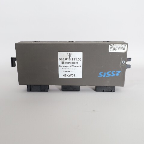 2000-2002 Porsche 911 996 Convertible Top Control Module 99661811103 OEM