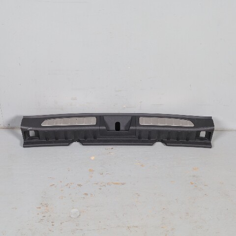 2013-2015 BMW X1 Trunk Latch Cover Entry Sill Trim Panel 51477380881 OEM Used