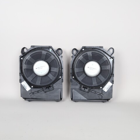 2008-2013 BMW 328i 335i M3 X1 Floor Speaker Subwoofer Pair 65139143143 OEM Used