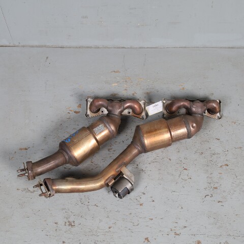 2010-2013 BMW 128i 328i Exhaust Manifold Front Rear Set 18407556989 OEM Used